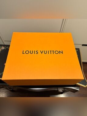 Large Louis Vuitton Orange Box with Dust Bag